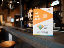 Aufsteller Gästekarte Gastronomie Bauschulte
